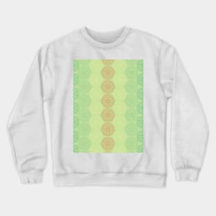 Citrus Splash Seamless Surface Pattern Design Crewneck Sweatshirt